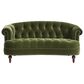 Jennifer Taylor Home La Rosa Stationary Loveseat in Olive Green Velvet, , large