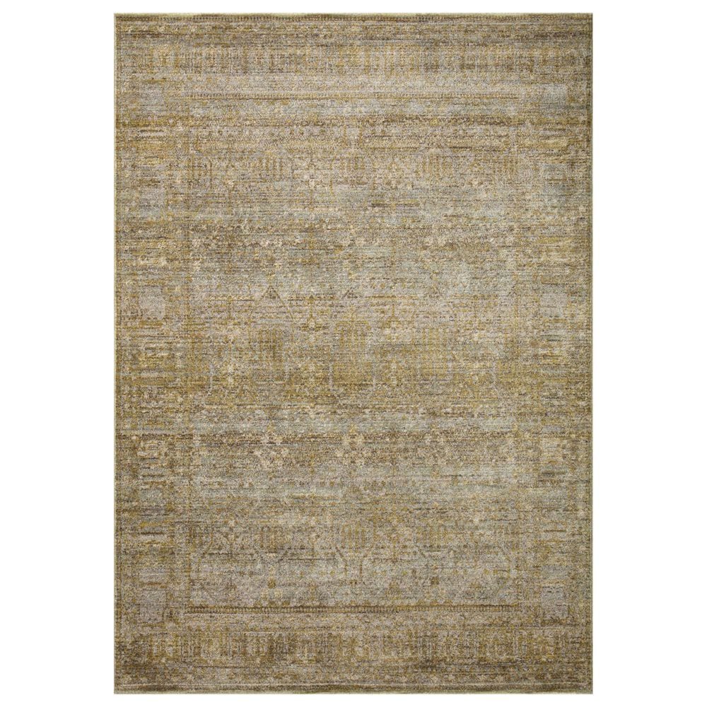 Loloi Bradbury 10" x 14" Dove and Gold Area Rug, , large