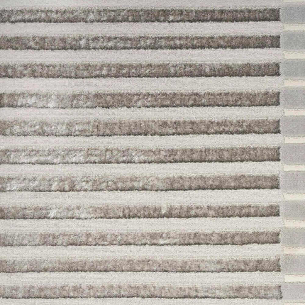 Nourison Brushstrokes 7&#39;10&quot; x 9&#39;10&quot; Silver and Grey Area Rug, , large