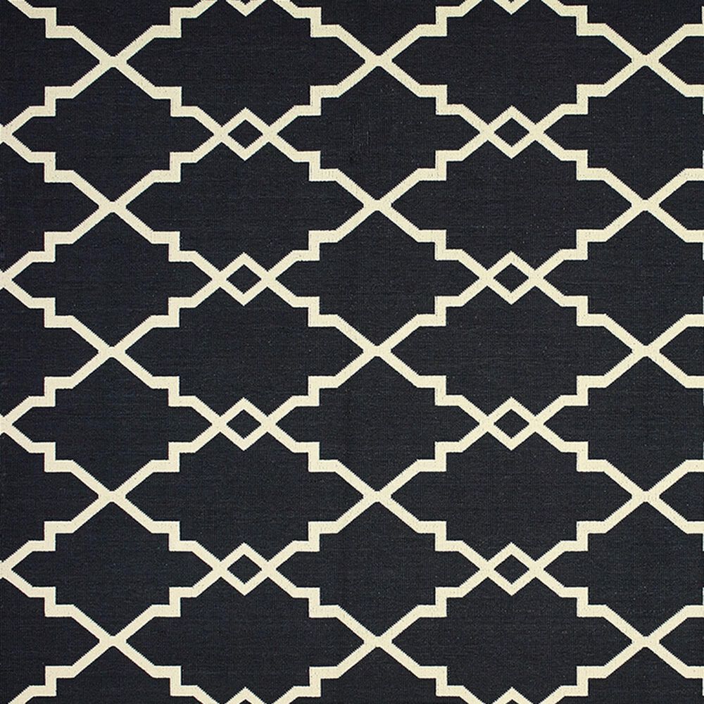 Oriental Weavers Marina 7763K 7&#39;10&quot; x 10&#39;10&quot; Black and Ivory Area Rug, , large