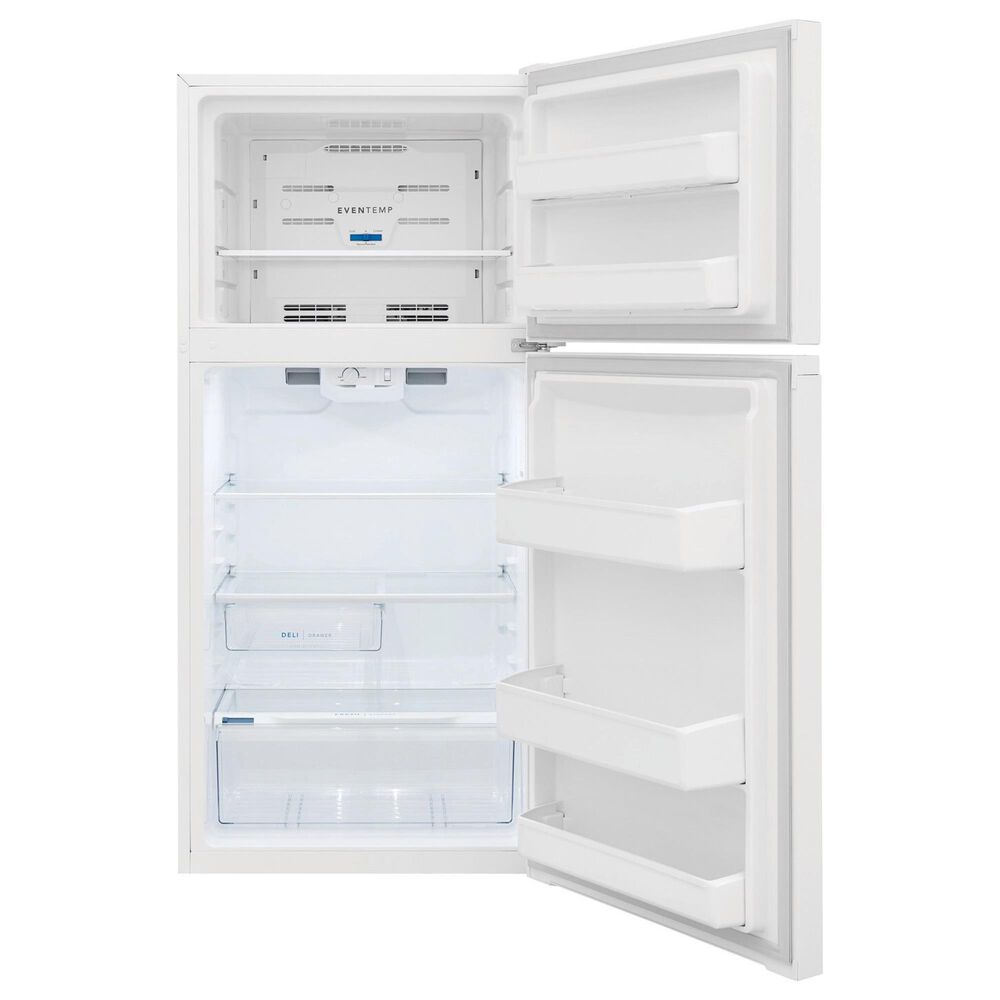 Frigidaire 13.9 Cu. Ft. Freestanding Top Freezer Refrigerator in White