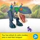 Fisher Price Jurassic World Rebirth Ultimate Action Chomp T. Rex Dino with Action Figure in Multicolor, , large
