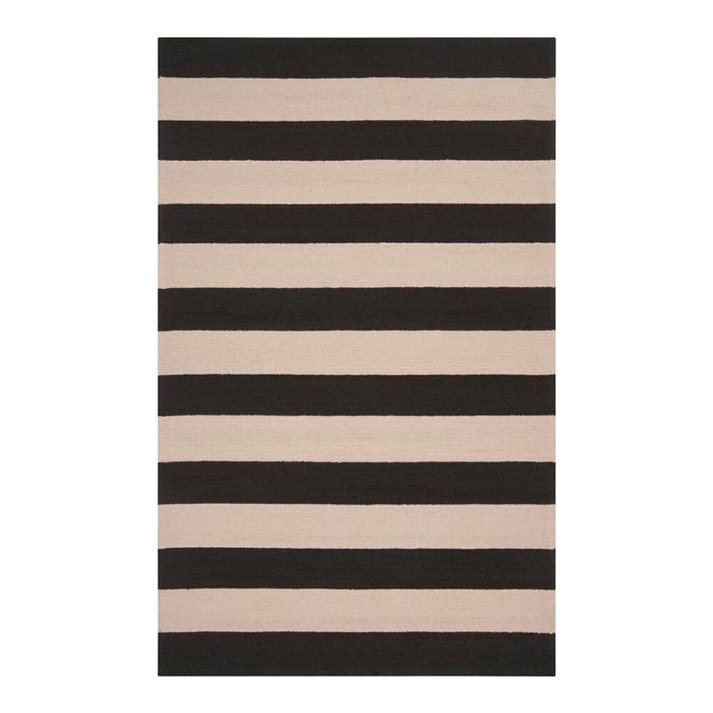 Surya Rain RAI-1079 5' x 8' Black Area Rug, , large