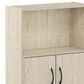 HOMLUX 2-Tier Open Shelf Bookcase with 2-Door Storage Cabinet in Metropolitan Pine, , large