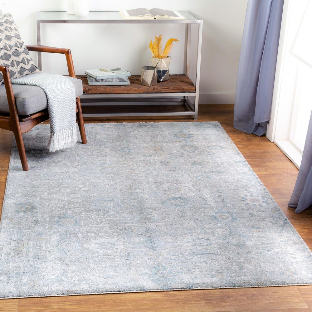 Surya Brunswick 5&#39; x 7&#39;5&quot; Beige, Sage, Blue and Gray Area Rug, , large