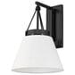 Golden Lighting Penn 1-Light Wall Sconce in Matte Black, , large