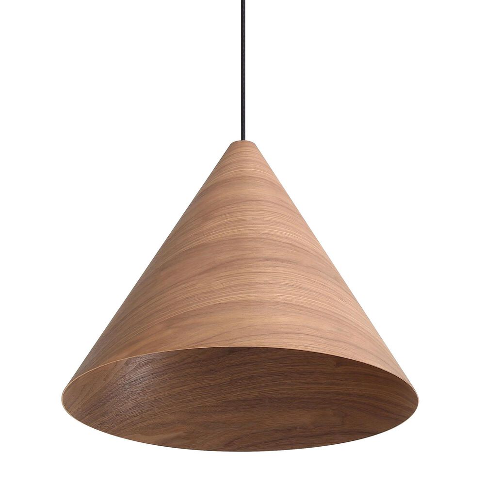 Golden Lighting Conique 3-Light Pendant in Dark Walnut, , large