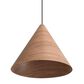 Golden Lighting Conique 3-Light Pendant in Dark Walnut, , large