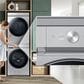 Samsung Bespoke Bespoke Stacking and MultiControl Combo Kit in Silver Steel, , large