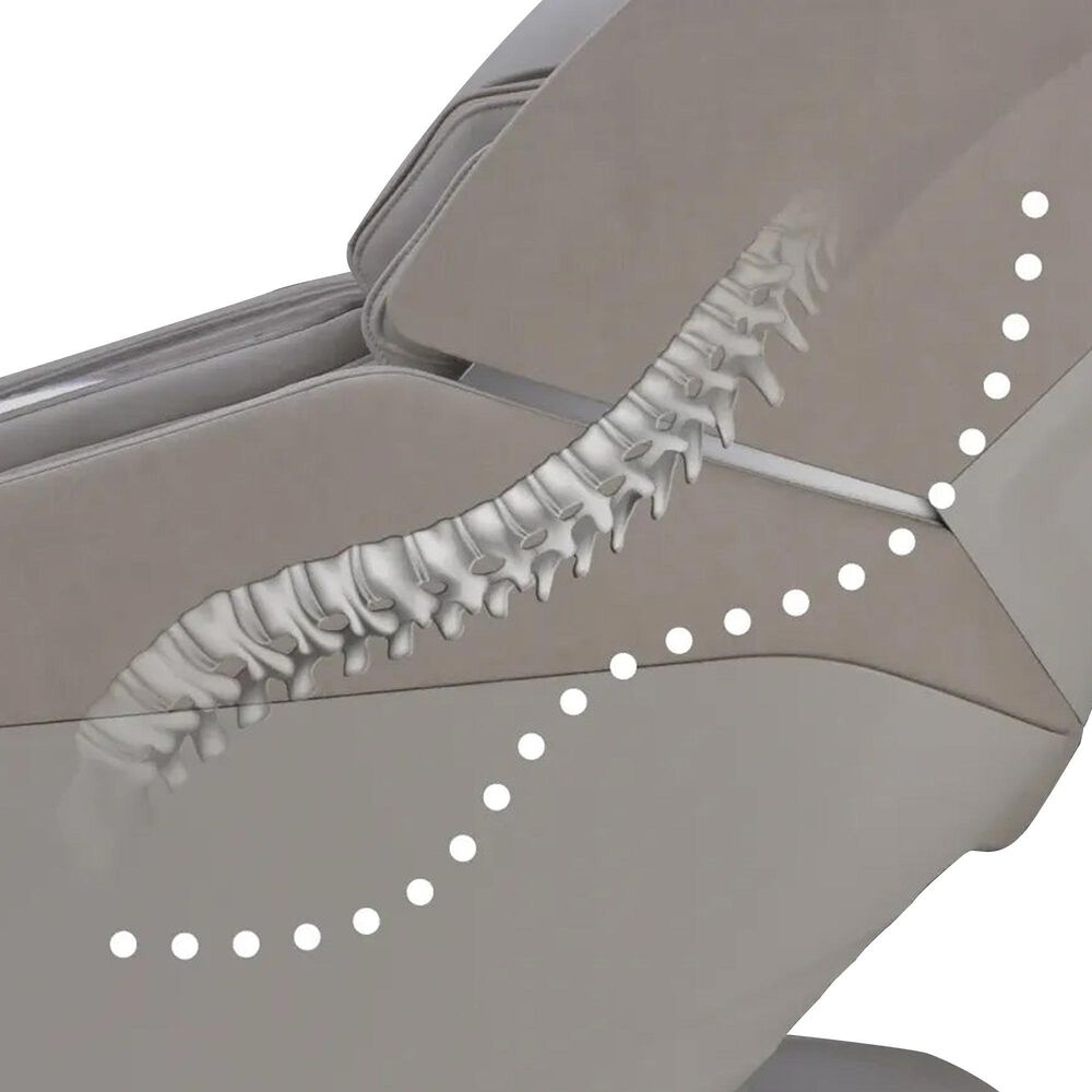 Osaki Platinum 4D and 3D Manhattan Duo Zero Gravity Massage Chair in Taupe, , large