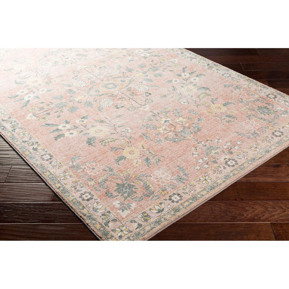 Surya Erin ERN-2308 5&#39; x 7&#39;6&quot; Cream, Pink, Butter, Sage and Gray Area Rug, , large