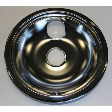 GE Parts & Filters 8" Burner Drip Bowl, Chrome, , large