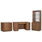 Riva Ridge Caden 3-Piece Executive Desk with Bookcase and File Cabinet Set in Spiced Caramel, , large