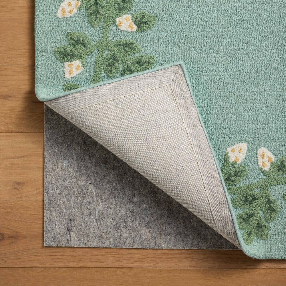 Rifle Paper Co. x Loloi Highgrove Blue 2&#39;3&quot; x 3&#39;9&quot; Area Rug, , large