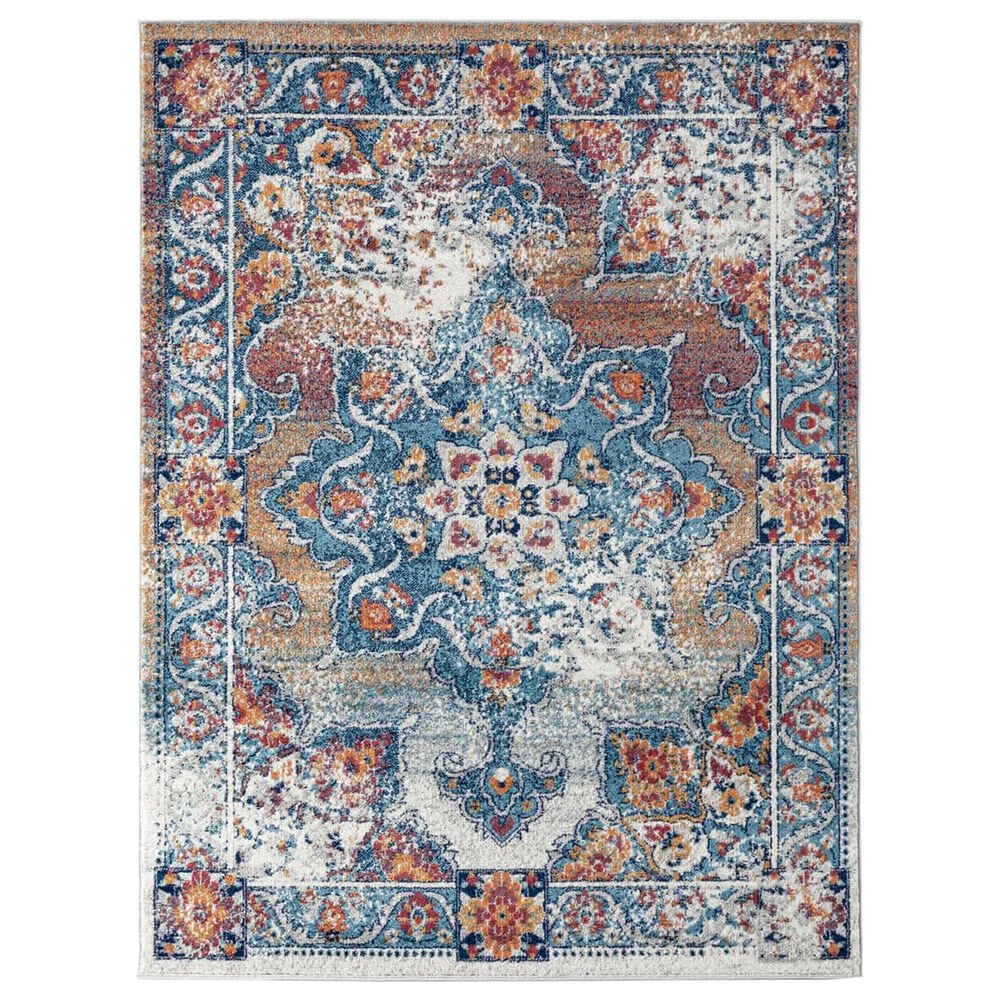 Amer Rugs Alexandria 2" x 3" Gray and Gold Area Rug, , large