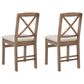Linon Home Decor Triena X-Back Side Chair in Grey Wash (Set of 2), , large