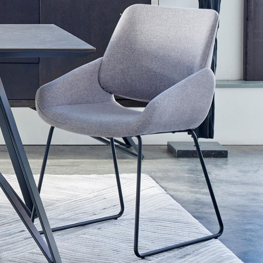 Moe's Home Collection Lisboa Dining Chair in Grey, , large