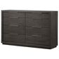 Urban Home Oxford Dresser and Mirror in Basalt Gray, , large