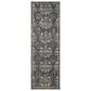 Rifle Paper Co. x Loloi Courtyard 2"6" x 9"6" Seville Charcoal Runner, , large