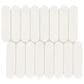 Dal-Tile Artefino Element White 1.5" x 6" Capsule on 12" x 13" Porcelain Mosaic Sheet, , large