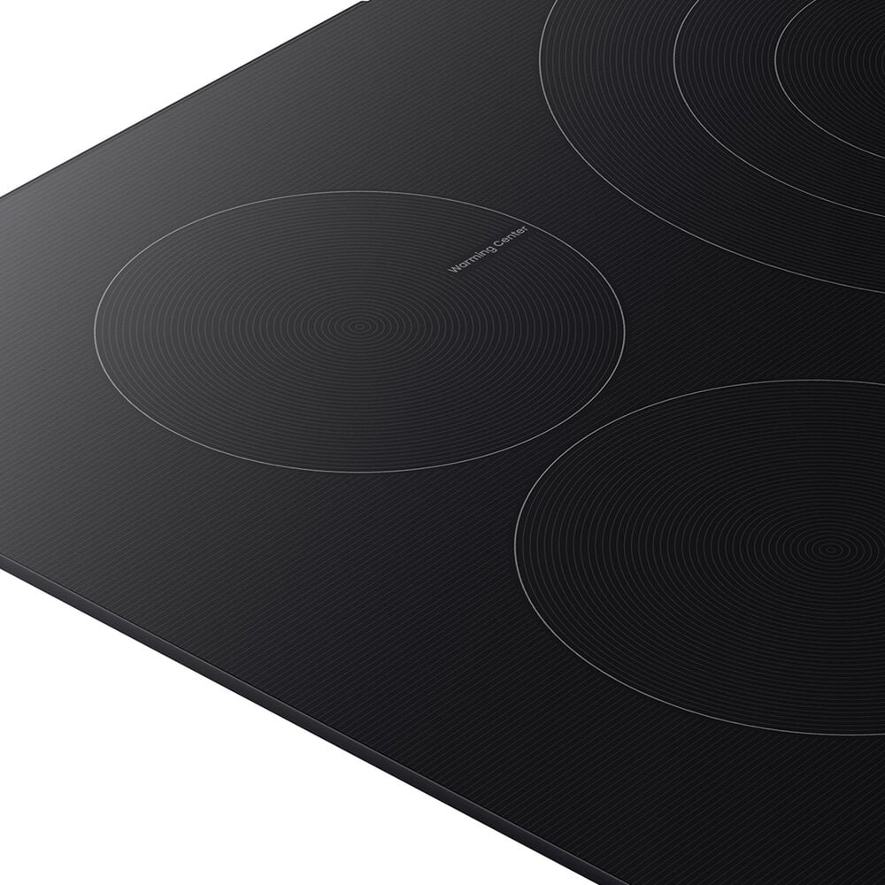 Samsung 36&quot; Electric Cooktop with Illuminated Knobs in Black, , large