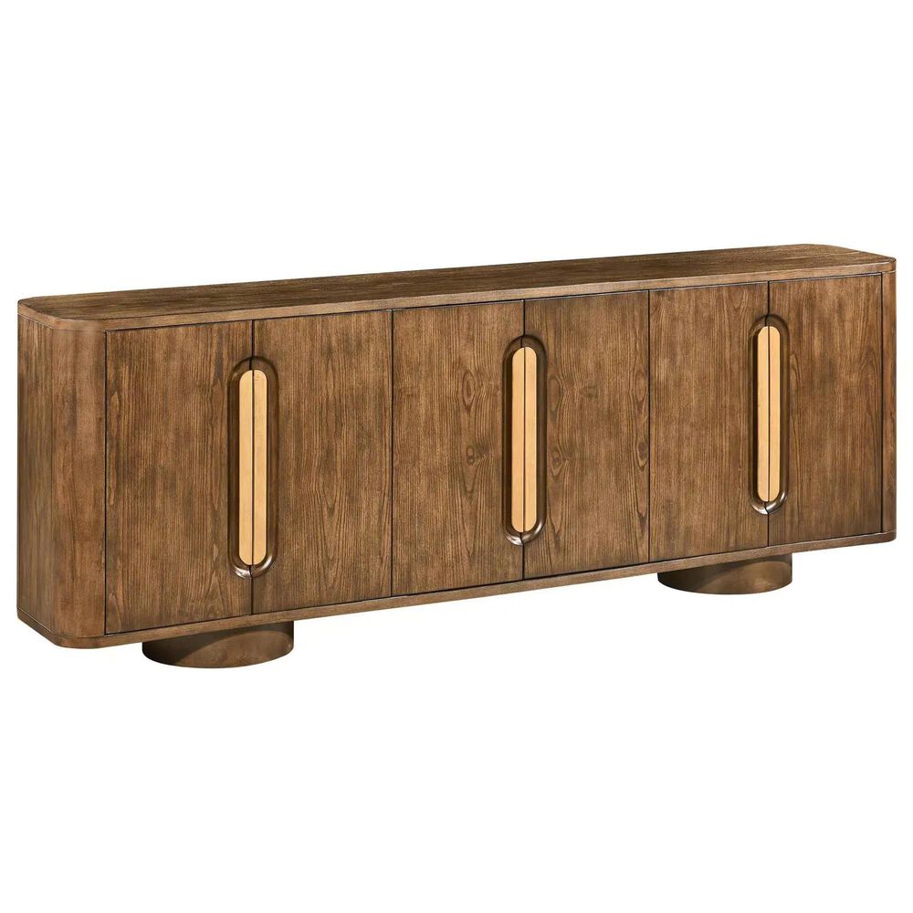 Slatehouse Adler 6-Door Sideboard in Stained Brown, , large
