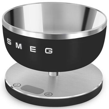 SMEG Collezione Kitchen Scale in Black and Polished Chrome, , large