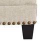 Ashley Claredon Ottoman in Linen, , large