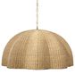Jamie Young Direct Ship Norbury 1-Light Large Palm Leaf Pendant in Natural, , large