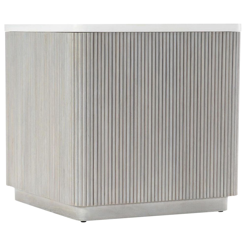 Bernhardt Colonnade End Table in Grey and White, , large