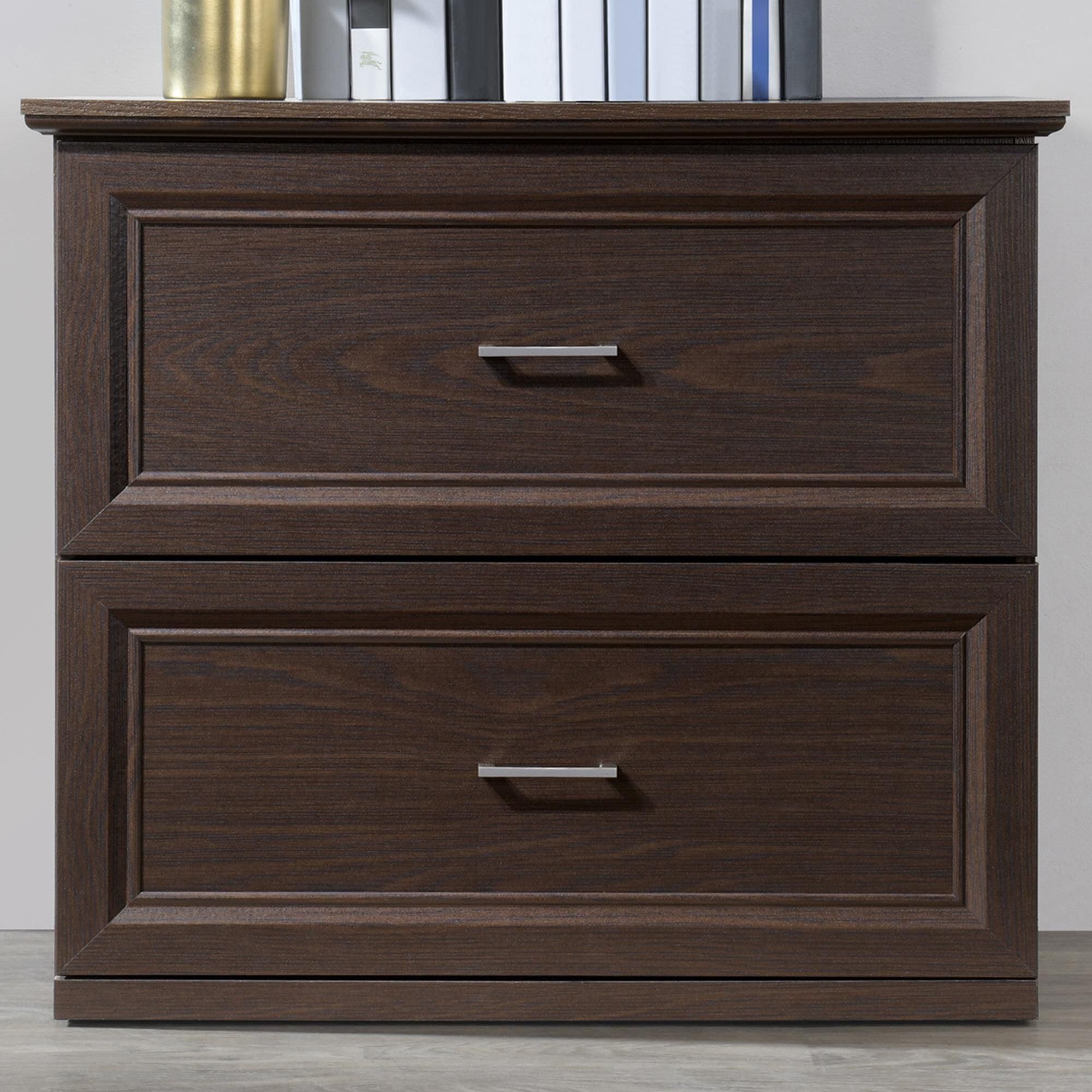 OSP Home Jefferson 2 Drawer Lateral File in Espresso NFM