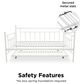 DHP Mia Full Daybed with Trundle in White, , large
