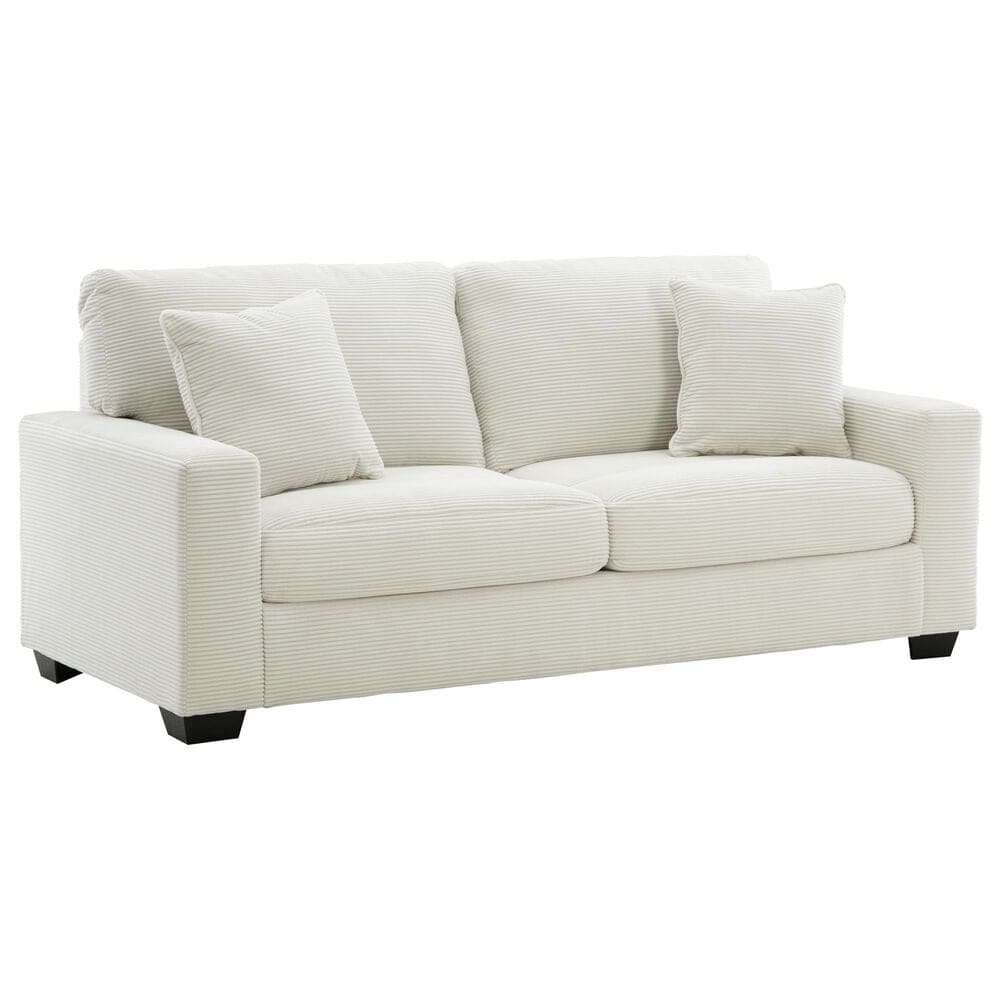 Ashley Greenbriar Stationary Sofa in Ivory, , large