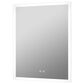 Lexora Home Aurorium 20" x 28" LED Vanity Mirror in White, , large