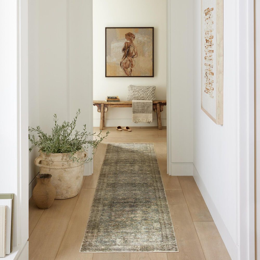 Amber Lewis x Loloi Morgan 2&#39;3&quot; x 9&#39;6&quot; Sea and Sage Runner, , large
