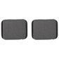 Hearth and Haven Montana Outdoor Ottoman with Gray Cushion in Black (Set of 2), , large