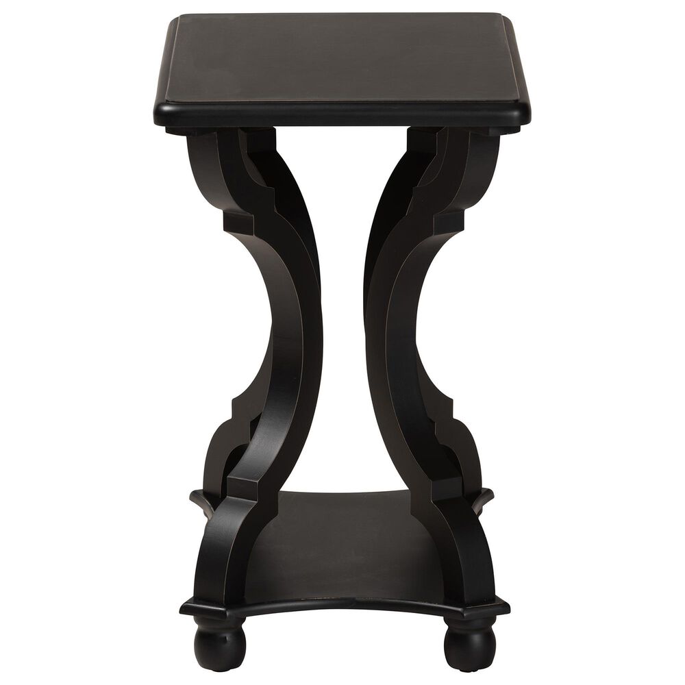 Baxton Studio Cianna End Table in Black, , large
