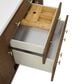 James Martin Vanities Myrrin 60" Double Vanity in Mid Century Walnut with 3 cm Ethereal Noctis Quartz Top, , large