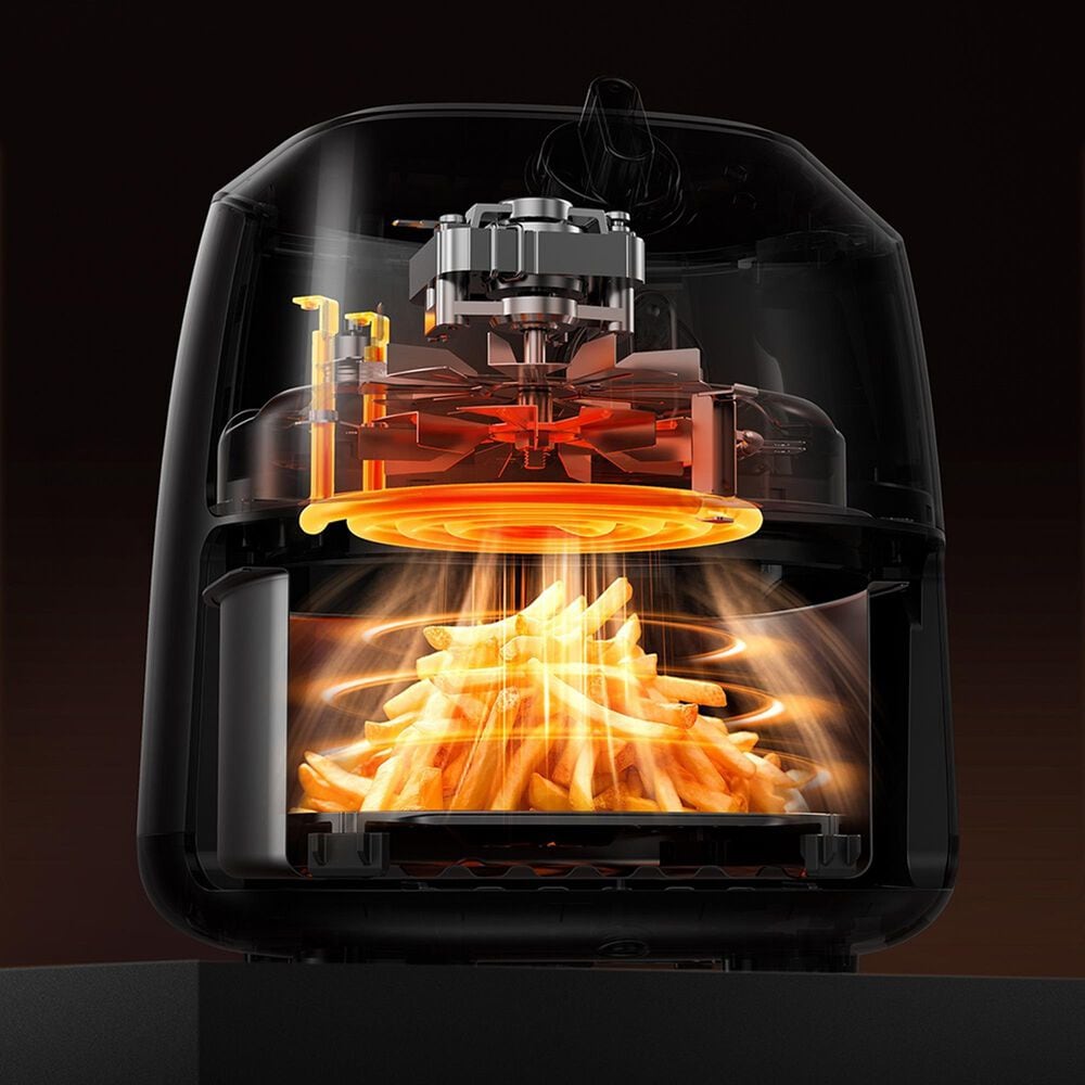 Midea 2.1 Quart Compact Air Fryer in Black, , large