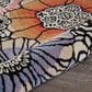 L&R Resources Sinuous Spring Blossoms 6" Scalloped Multicolor Area Rug, , large