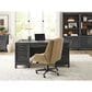Riva Ridge Alexander 3-Piece Executive Desk with Door Bookcase and Combo File Set in Midnight, , large