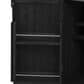HOMLUX 67" Outdoor Kitchen Island with Stainless Steel Top in Black, , large