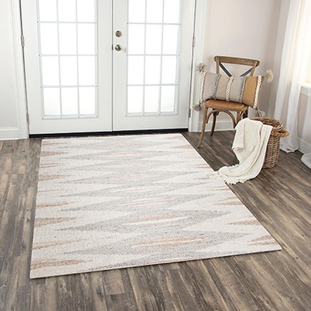 RIZZY Nova 8&#39; x 10&#39; Beige and Ivory Area Rug, , large