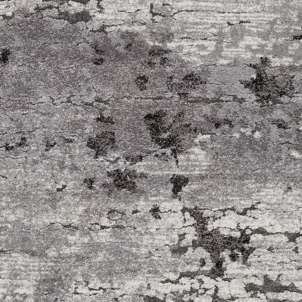 Surya Tuscany TUS-2310 7&#39;10&quot; Square Gray, Charcoal, Black and Ivory Area Rug, , large