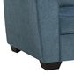 Ashley Cashton Chair and Ottoman in Blue, , large