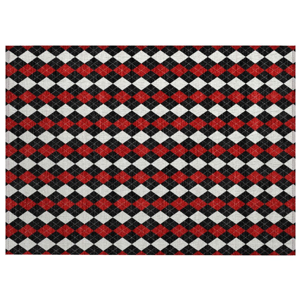 Dalyn Rug Company Wonderland WN20 2"6" x 3"10" Black Indoor/Outdoor Area Rug, , large
