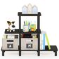 HOMLUX Turn-N-Tube 3-Tier Display Rack in Espresso and Black, , large