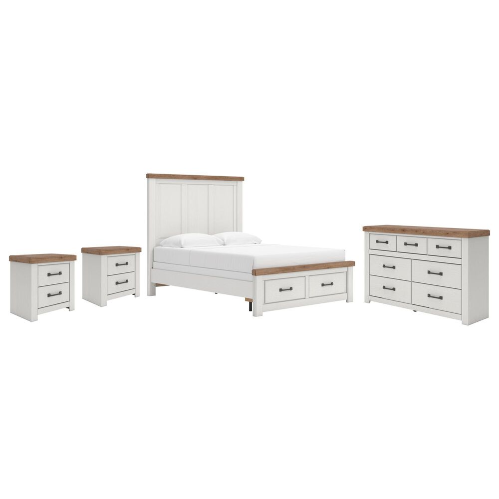Ashley Savonport Queen Storage Bed with Dresser and 2 Nightstands, , large