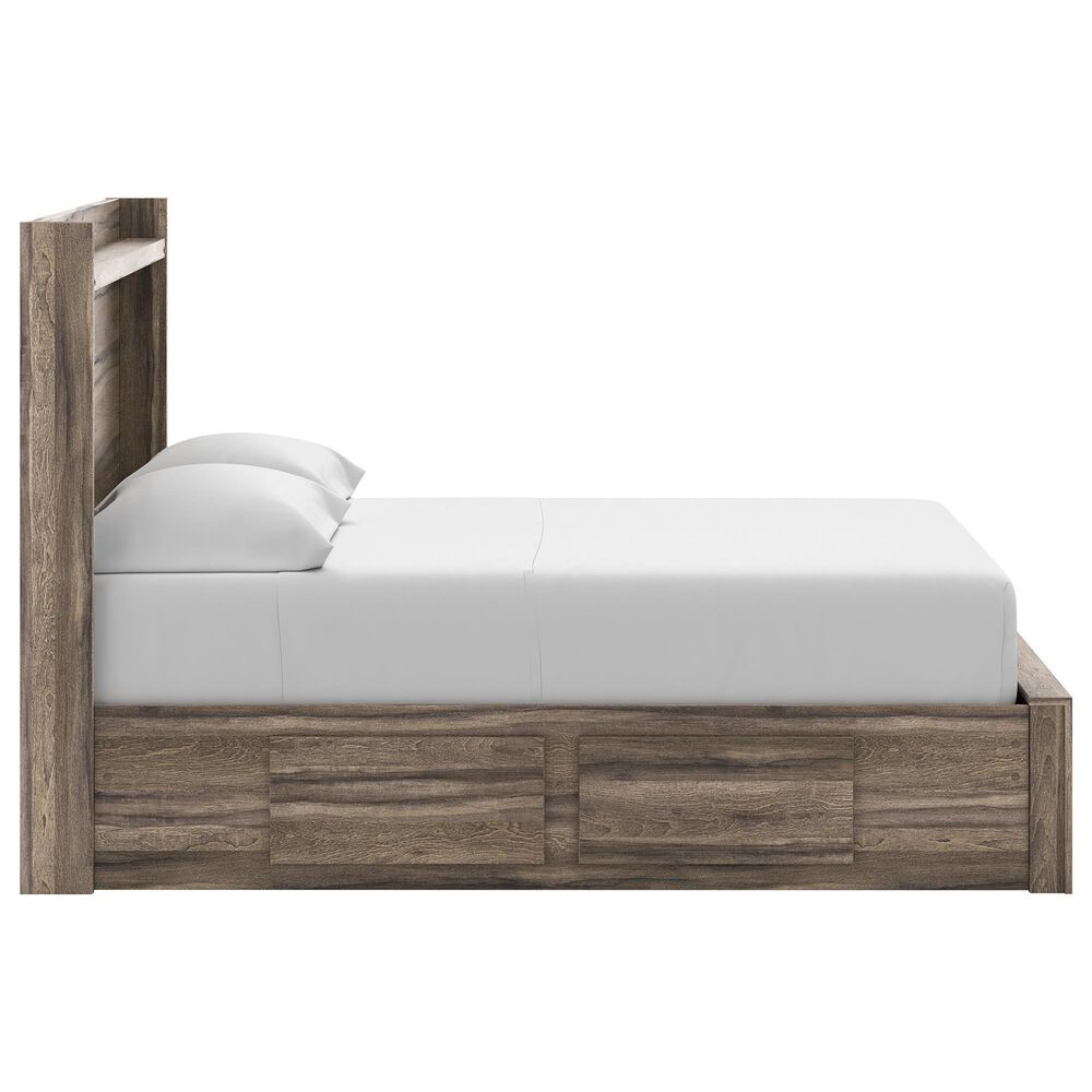 Ashley Elbrim Full Storage Bed in Weathered Brown, , large