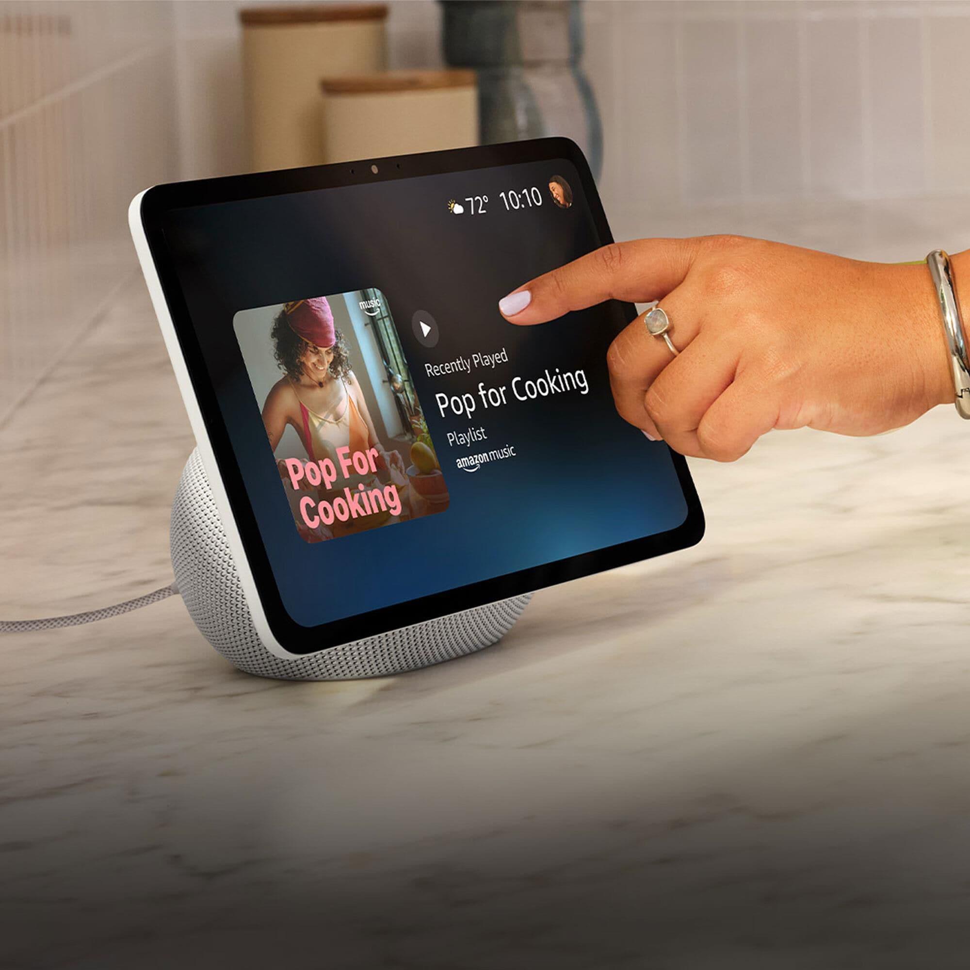 Amazon Echo Show 11 Smart Display with Spatial Audio in Glacier White